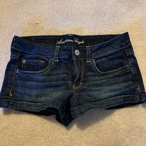 Denim shorts
